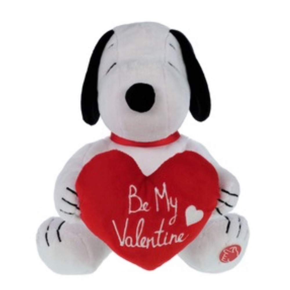 Peanuts Snoopy Valentine Animated Peek-A-Boo Plush
